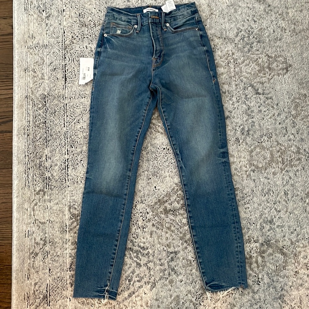 Good American good leg skinny jeans